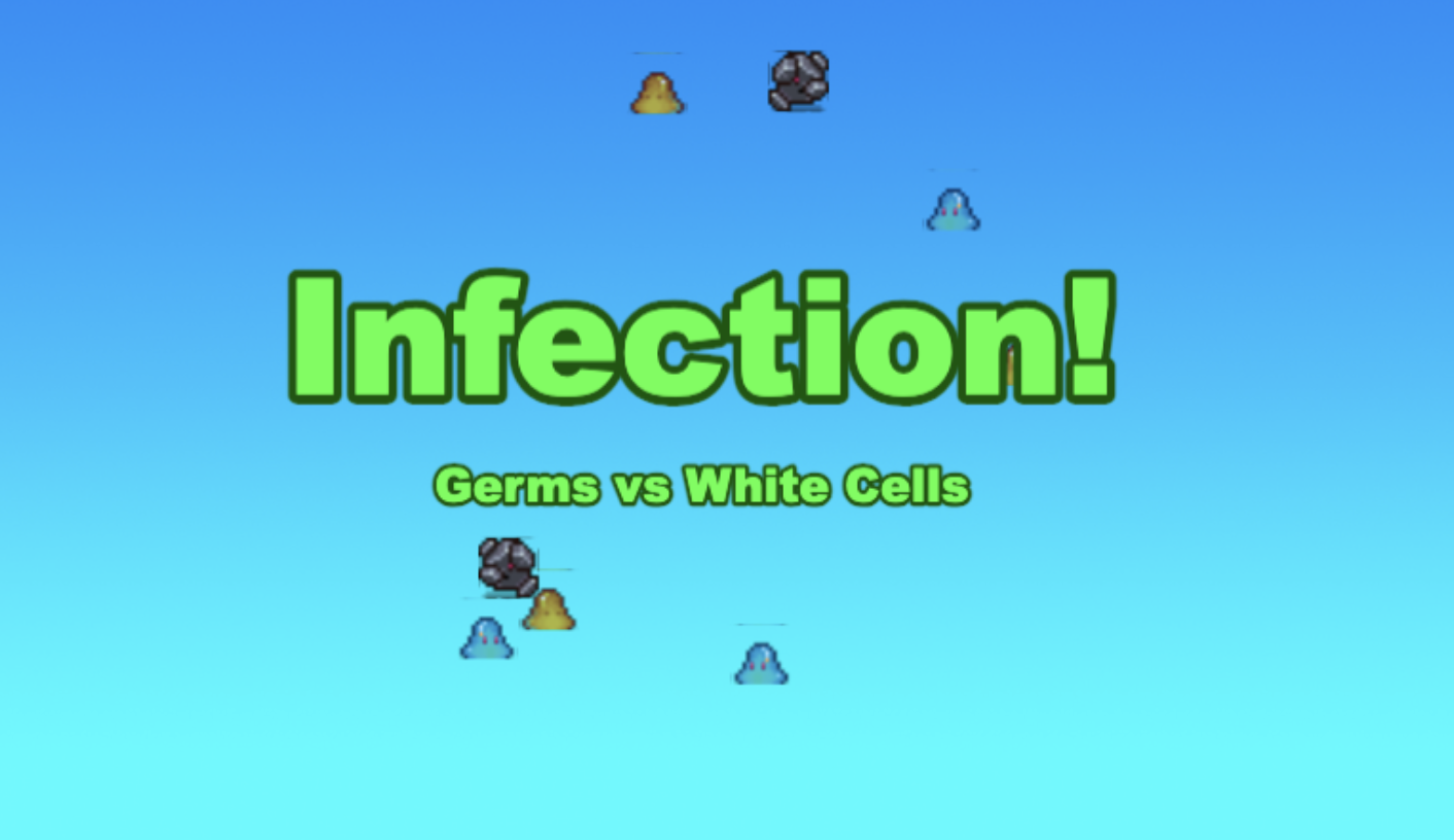 Infection - A Phaser 2D grid game screenshot