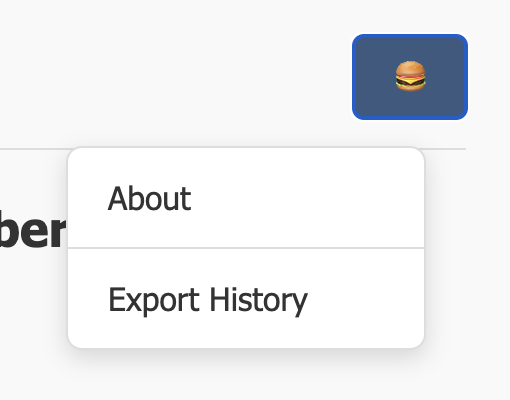 Stormoji hamburger menu